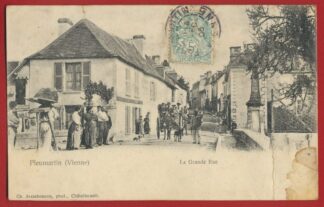 cpa pleumartin-vienne-grande-rue