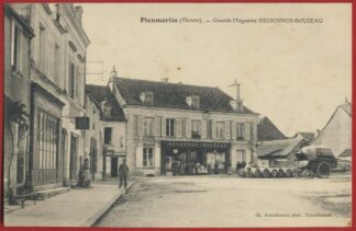 cpa-pleumartin-vienne-grands-magasins-degennes-rouzeau