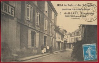 cpa-hotel-puits-voyageurs-gaillard-truffe-perigord-montpont-sur-isle-dordogne