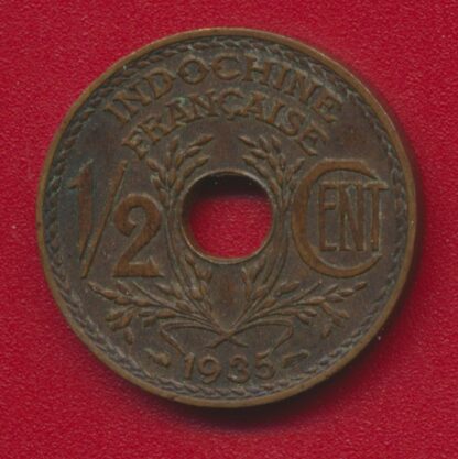 INDOCHINE FRANÇAISE – 1/2 CENT - 1935 – Image 2