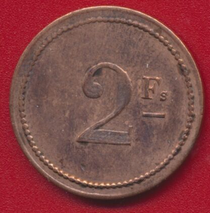 MAURITANIE - Société Industrielle de la Grande Pêche - 2 Francs – Image 2