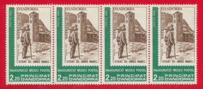 andorre-poste -2-francs-20-principat-andorra-inauguracio-museu-postal-1986