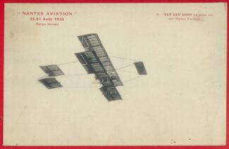cpa-nantes-aviation-aout-1910-van-den-born-plein-vol-biplan-farman-vignette