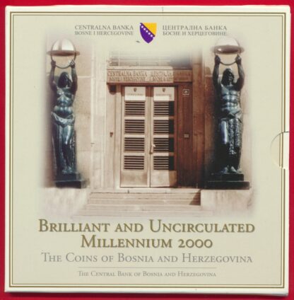 BOSNIE-HERZEGOVINE - Coffret Brilliant Uncirculated - Millenium - 2000