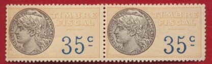 timbres-fiscaux-paire-fiscal-35-centimes