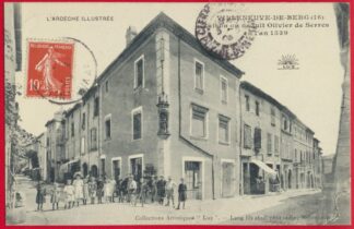 cpa-ardeche-illustree-villeneuve-berg-olivier-serres-maison-naquit