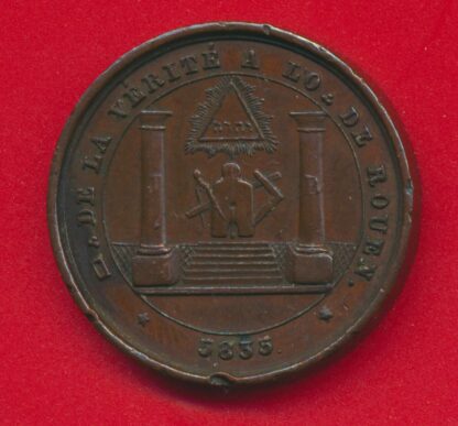 Franc-Maçonnerie -  Loge de la Vérité - Orient de Rouen - 5835 – Image 2