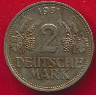 allemagne-2-mark-raisin-1951-g