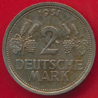 allemagne-2-mark-raisin-1951-J