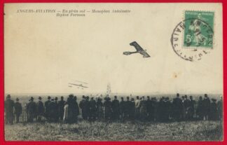 cpa-angers-aviation-en-plein-vol-monomplan-antoinette-biplan-farman