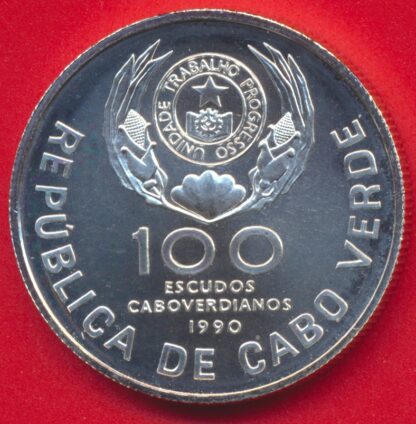 CAP VERT – 100 Escudos - 1990 – Image 3