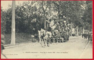 cpa-ernee-mayenne-fetes-11-juillet-1909-char-bacchus