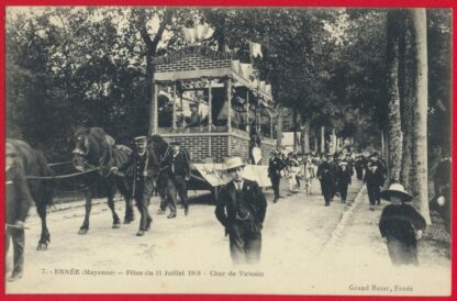 cpa-ernee-mayenne-fetes-11-juillet-1909-char-vulcain