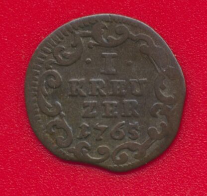 ALLEMAGNE - Fulda -Kreuzer - 1765 – Image 2