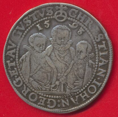 allemagne-saxe-albertine-duche-regence-3-freres-thaler-1593-vs