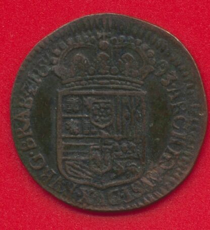 PAYS-BAS ESPAGNOLS - Brabant - Liard - 1693 – Image 2