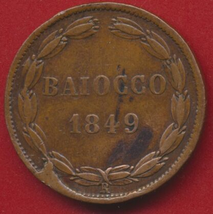 VATICAN - Baiocco - 1849 – Image 2