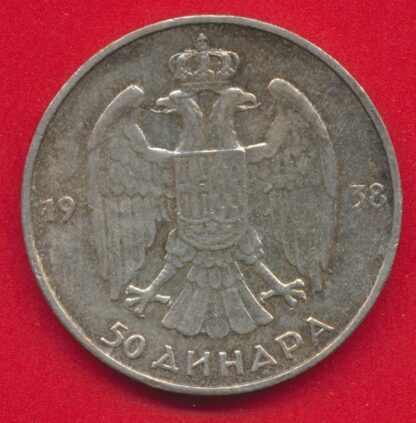 YOUGOSLAVIE - 50 Dinara - 1938 – Image 3