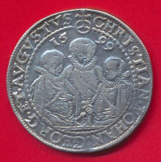 allemagne-saxe-albertine-duche-regence-3-freres-thaler-1599