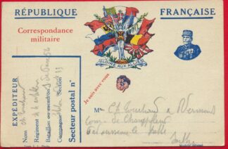 carte-correspondance-militaire-gloire-aux-allies