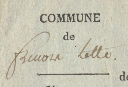 Contributions Directes de l'an 1812- Quittances des Paiemens - Cosnes (54) – Image 2