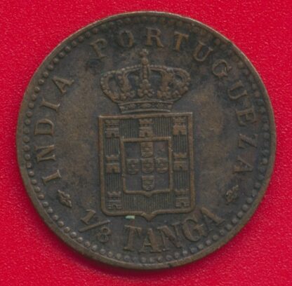 INDES PORTUGAISES - Carlos I - 1/8 Tanga - 1903 – Image 2