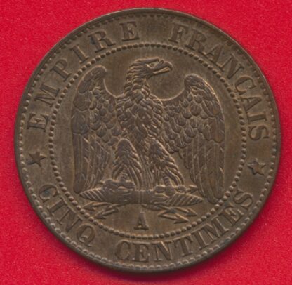Napoléon III - 5 Centimes - 1856 -A – Image 2