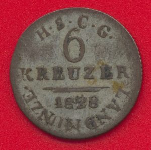 allemagne-saxe-coburg-gotha-6-kreuzer-1828-vs