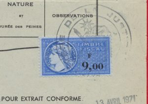 ministere-justice-releve-condamnation-timbre-fiscal-9-francs-1971-vs-detail