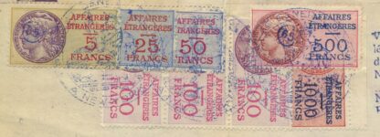 timbres-fiscal-revenue-fiscaux-affaires-etrangeres-5-25-50-10-500-1000-francs-vs