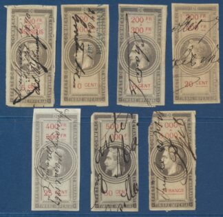 timbres-fiscaux-lot-effets-commerce-napoleonetranger-warrant
