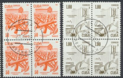 C.UBA - 8 blocs de 4 timbres - 1982 – Image 3