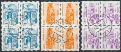 C.UBA - 8 blocs de 4 timbres - 1982 – Image 2