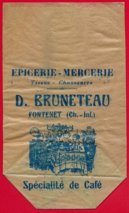 Sachet - Epicerie - Mercerie - D.Bruneteau - Fontenet  - Charente-Inférieure – Image 2