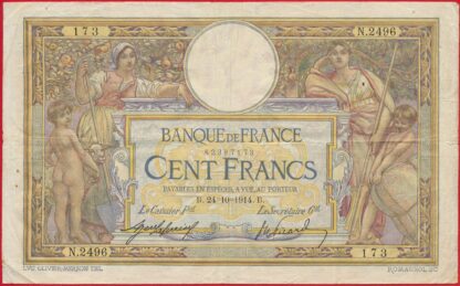100-francs-merson-24-10-1914