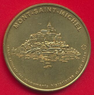 medaille-souvenir-monnaie-paris-mont-saint-michel-1998