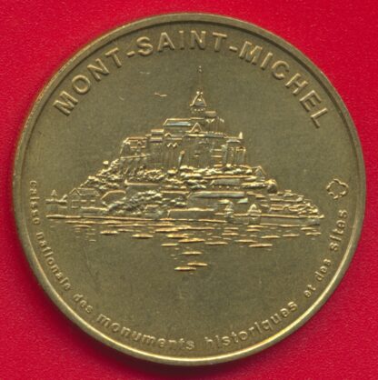 medaille-souvenir-monnaie-paris-mont-saint-michel-1998