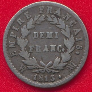 napoleon-1-bonaparte-empire-francais-demi-franc-1813-ma-marseille-vs