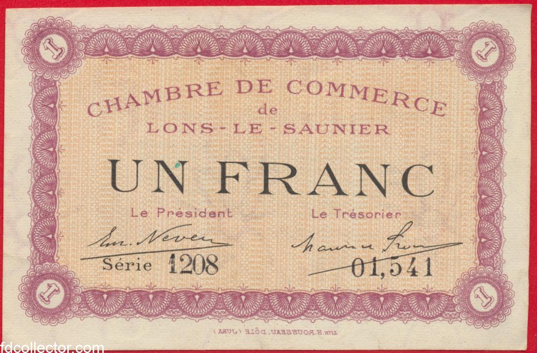 un franc chambre commerce lons saunier 1541