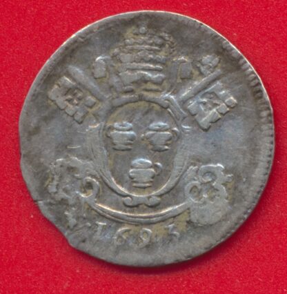 VATICAN - Innocent XII - Douzième d'Ecu ou Luigino - 1693 – Image 2
