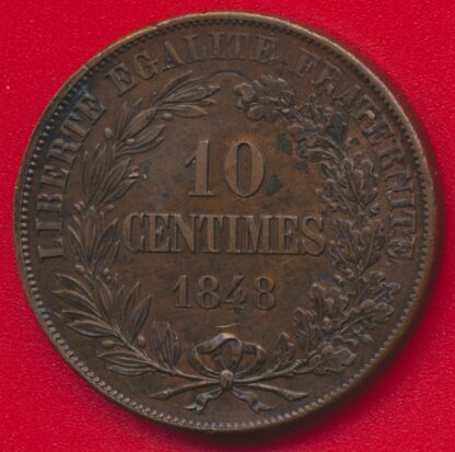 Concours 1848 - 10 Centimes - 3°Concours Rogat – Image 2
