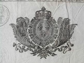 passe-port-interieur-police-royaume-charles--bergerac-1830-dordogne