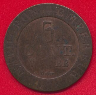 premier-empire-napoleon-strasbourg-5-centimes-1808-bbb
