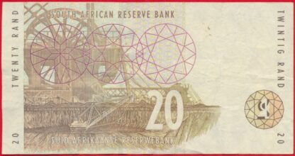 AFRIQUE DU SUD - 20 Rand - ND (1993) – Image 2