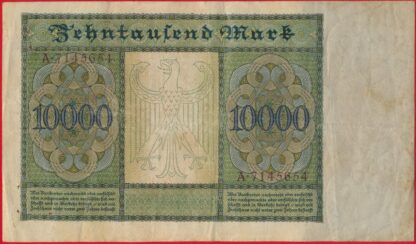 ALLEMAGNE - 10000 Mark - 1922 – Image 2
