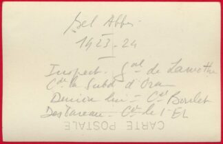 carte-photo-legion-etrangere-bel-abbes-1923-inspection-general-lamotte-1er-etranger