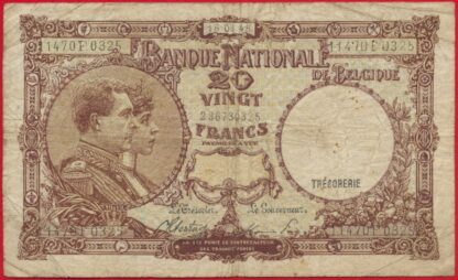 belgique-20-francs-16-8-45-0325-vs
