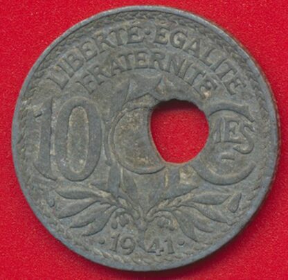 fautee-10-centimes-liindauer-1941-trou-decentre