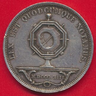 medaille-jeton-argent-notaires-arrondissement-saint-etienne-1813