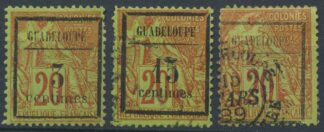 guadeloupe-3-15-25-centimes-surcharge-colonies